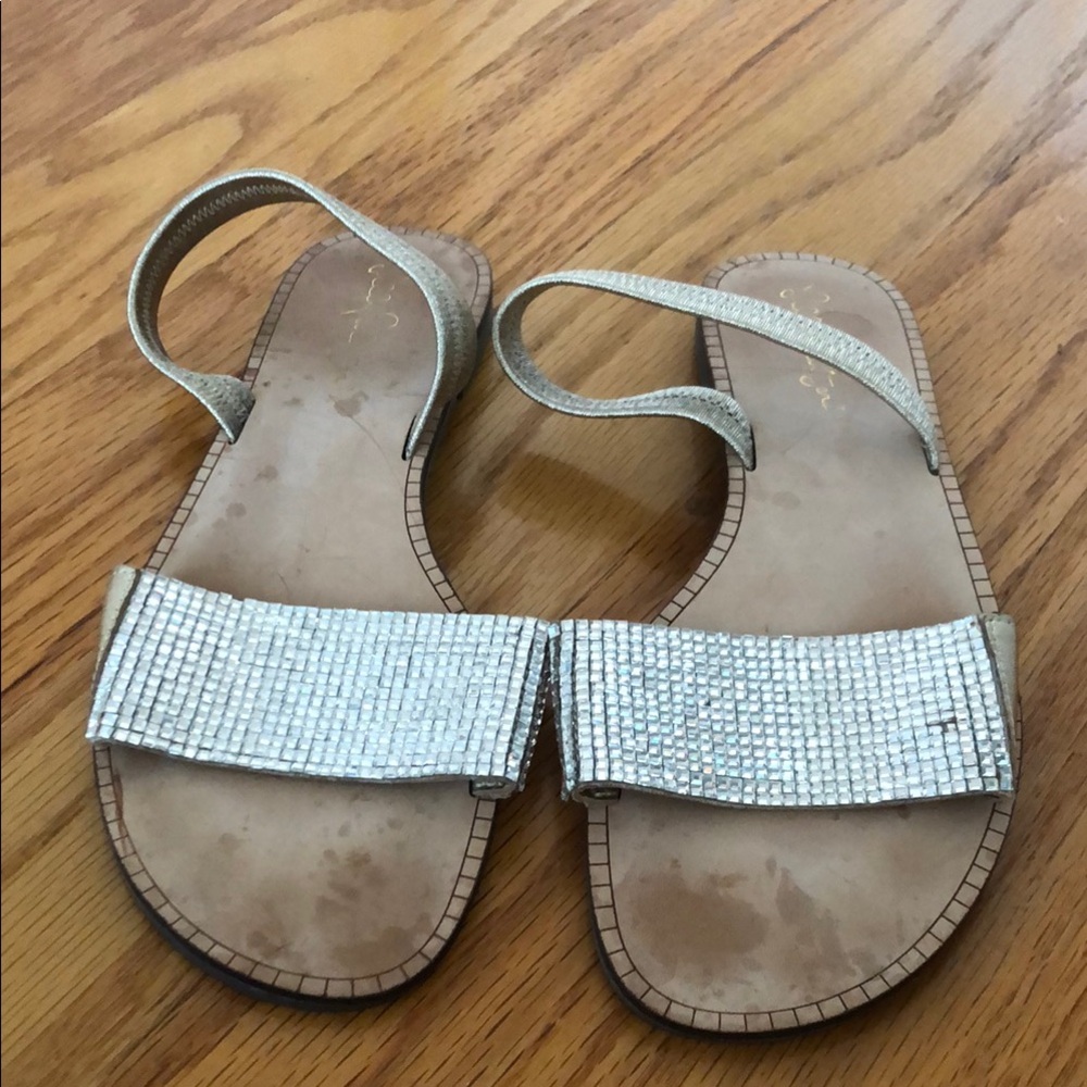 Elegant Gold Women's Sandals